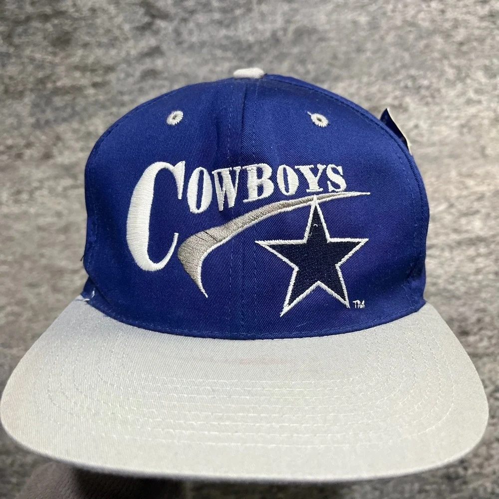 NEW Vintage Dallas Cowboys Snapback Hat NFL Embroidered Logo 90s Adjustable‎ Cap